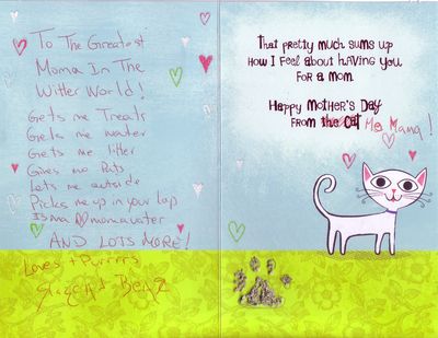 Rascalbear's Mama's Day card 2012.